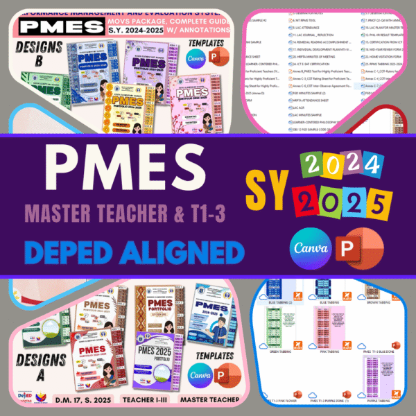 UPDATED PMES FOR SY 2024-2025- DepEd Aligned