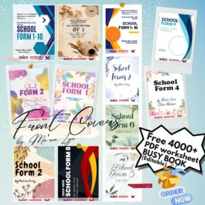 SCHOOL FORMS FRONT COVERS