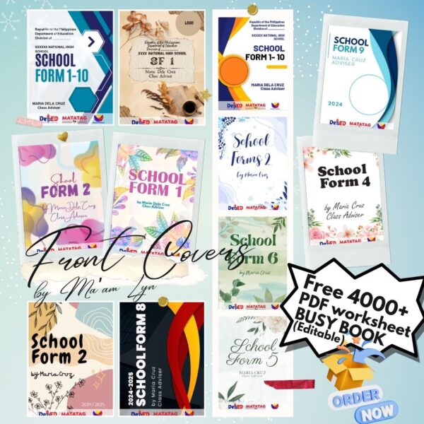 SCHOOL FORMS FRONT COVERS