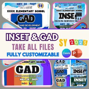 INSET & GAD FILES