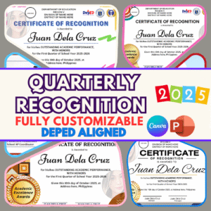 QUARTERLY RECOGNITION 2025