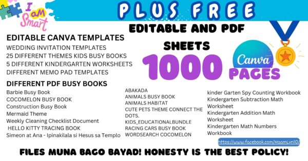 4,000+ Activity Worksheets & Free 1000 Editable and PDFs for Children - Image 3