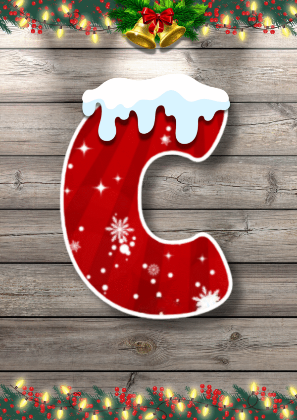 FREE CHRISTMAS ALPHABETS - Image 11
