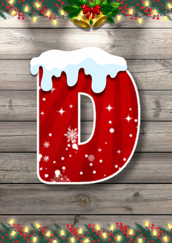 FREE CHRISTMAS ALPHABETS - Image 2
