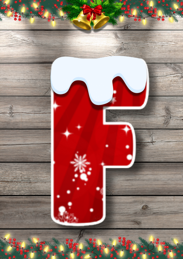 FREE CHRISTMAS ALPHABETS - Image 4