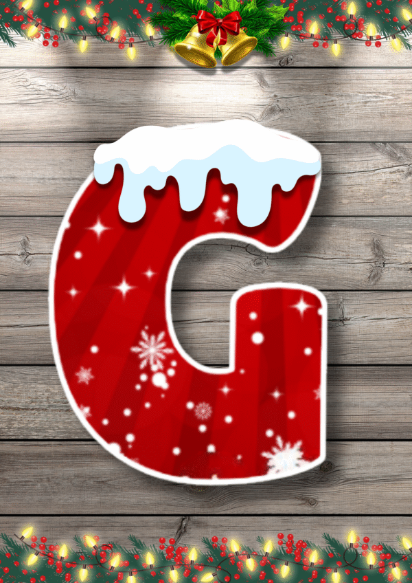 FREE CHRISTMAS ALPHABETS - Image 5
