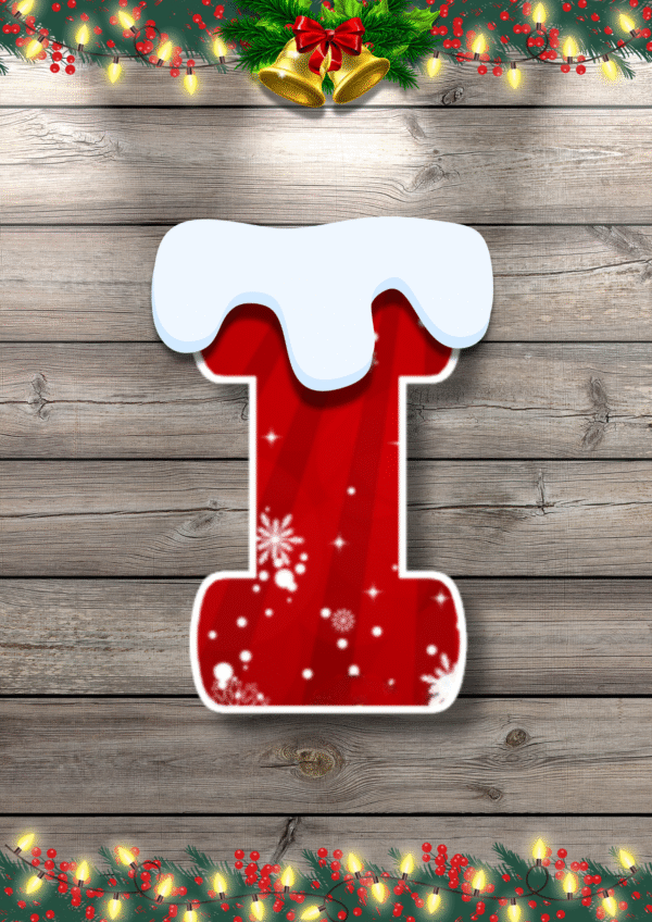 FREE CHRISTMAS ALPHABETS - Image 7