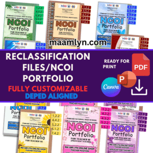 RECLASSIFICATION FILES /NCOI PORTFOLIO